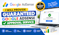 provide guaranteed google adsense approval service