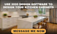 use 2020 design software to design your kitchen cabinets