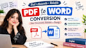 convert PDF to editable word document
