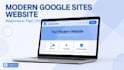 create a modern professional business website on google site