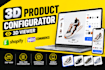 3d product configurator 3d spline 3d shopify threejs ecommerce 3d product viewer