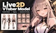 design and rig live2d vtuber model vtuber rigging and anime live 2d vtuber model