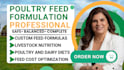 formulate poultry feed and feed supplement for broilers, layers and starter