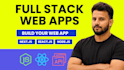 build a full stack web app with nextjs, react and nodejs