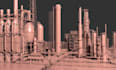 create professional 3d refinery, piping and industrial  plant model