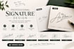 create handwritten signature logo