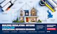 do building regulation drawing, calculation, structural, and planning drawings