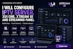 configure iptv server, xui one, xtream UI and streaming panel