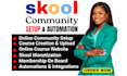 setup skool community setup skool online community manager skool course creation