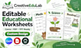design editable educational worksheets and tpt resources