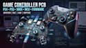 design ps4 ps5 xbox game controller pcb with mcu and embedded firmware