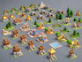 create stylized 3d game assets cartoon props low poly models unreal asset packs