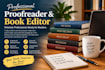 proofreader and book editor