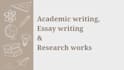 provide academic writing well organized