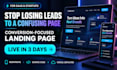 design and build a conversion focused saas landing page