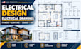 design texas USA electrical plans, drawings, load calculations, cad drawing