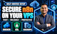 install secure self hosted n8n on vps with docker SSL and backups
