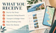 create a custom vegetarian friendly travel itinerary