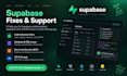 fix supabase authentication, database, rls and API issues