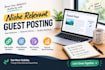 provide SEO guest posting services