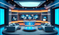 do 3d tv studio design
