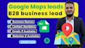 do targeted google maps leads and b2b business lead generation