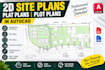 draw site plans plot plans plat plans permit drawings in autocad