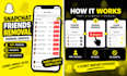 remove unwanted friends from your snapchat account