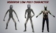 create psx ps1 low poly 3d horror characters creepy creatures 3d game characters