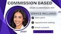 commission based b2b sales closer sales representative appointment setter