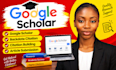 increase your  backdated citations, google scholar citations, increase citation