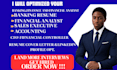 write an ats optimized banking and finance resume and CV