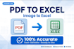 convert pdf to excel, image to excel and any data to spreadsheet