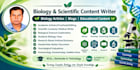 write and edit biology, scientific and academic content
