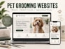 design a pet grooming website with online booking