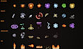 create pixel art vfx, spell animation, projectile vfx, magic effect, spritesheet