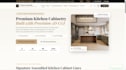 build cabinetry ecommerce website