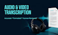 transcribe english audio and video accurately