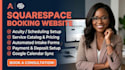 build squarespace booking website, redesign squarespace booking site