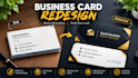 redesign, recreate business card