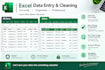 clean, format, merge, split excel data