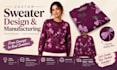 actual sweater development based on your design