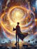 create a professional fantasy magic book cover