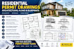create permit drawings, architectural plans and blueprints