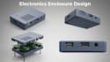 design a pcb enclosure and electronic casing for 3d printing