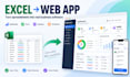 turn your excel or google sheets into a custom web app