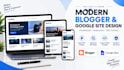 setup blogger template and customize responsive blogspot website