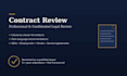 do contract drafting and review