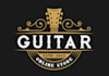 do awesome guitar logo with new concepts