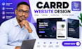 design carrd website redesign carrd website card landing page one page website